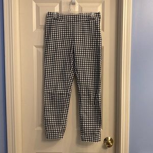 white house black market checkered pants